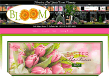 Tablet Screenshot of bloomfloristbuffalo.com